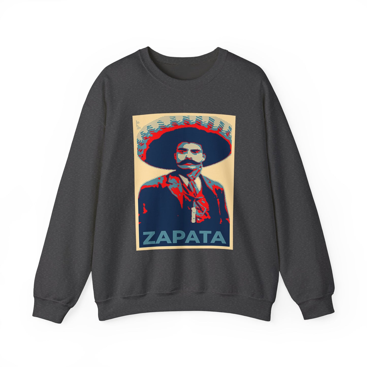 Unisex Heavy Blend™ Crewneck Sweatshirt Emiliano Zapata mexican revolution hero cinco de mayo 2025