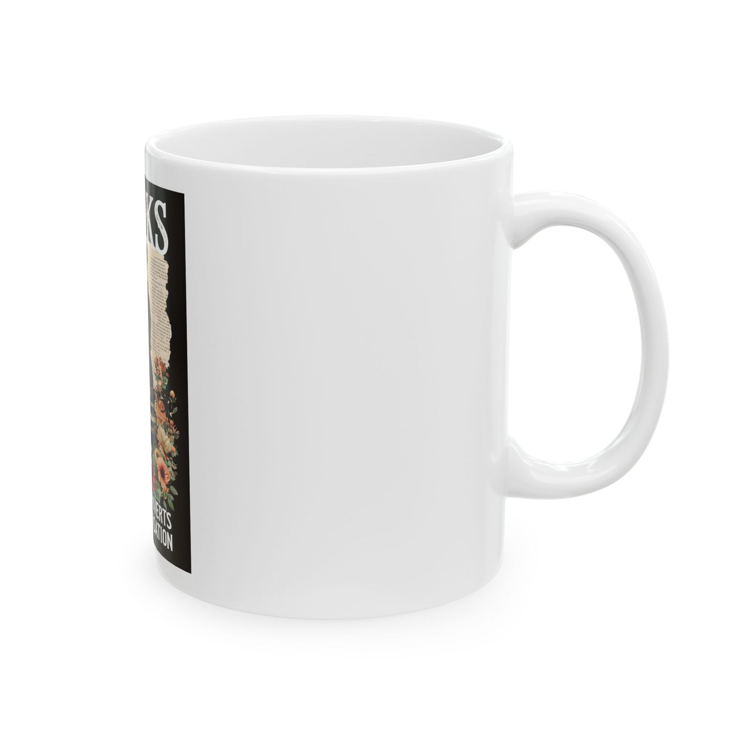 Ceramic Mug, (11oz, 15oz) Coffee and book  lovers gifts