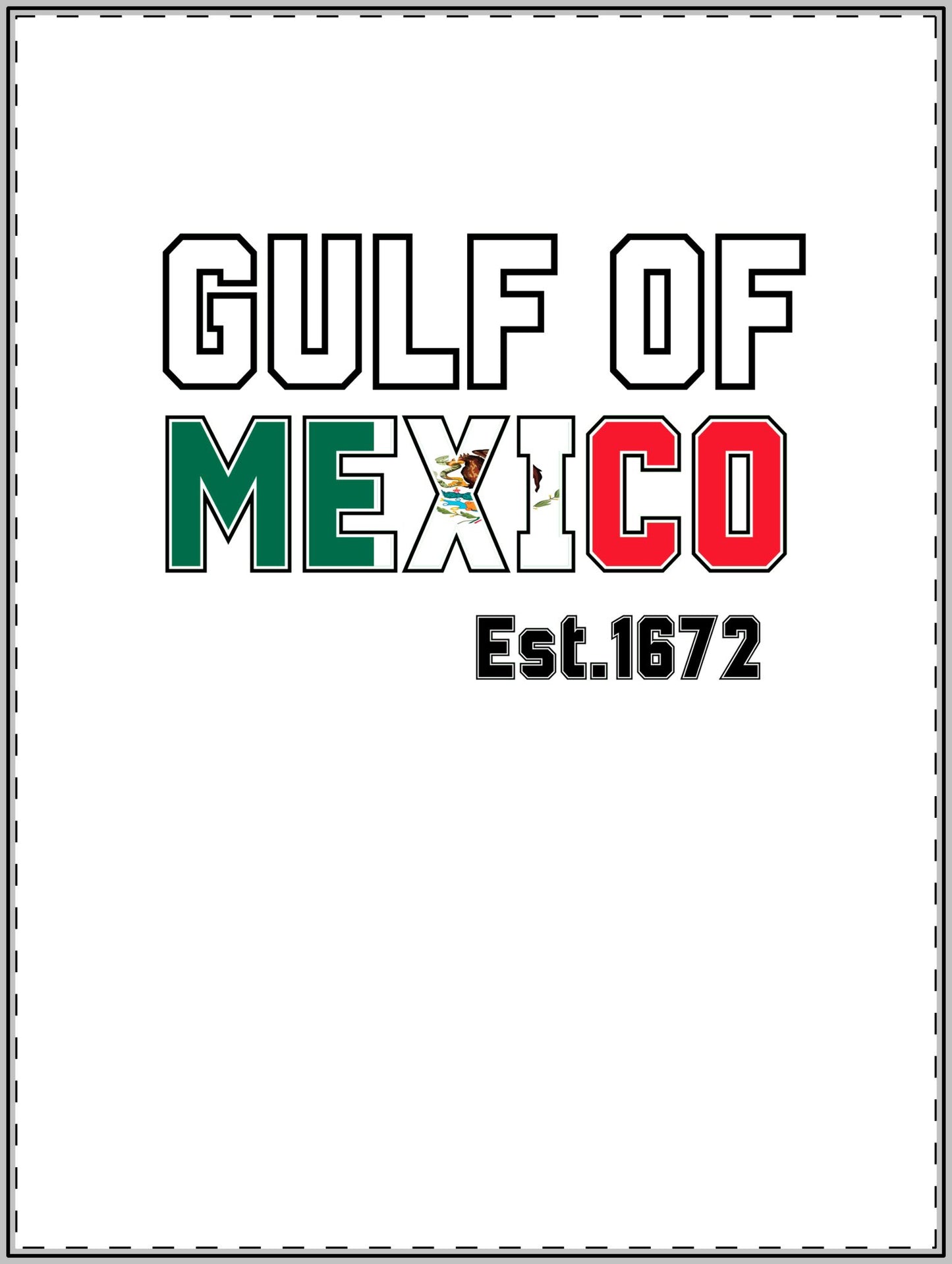 Gulf of Mexico Custom Shape Magnets - Support Mexico anti trump