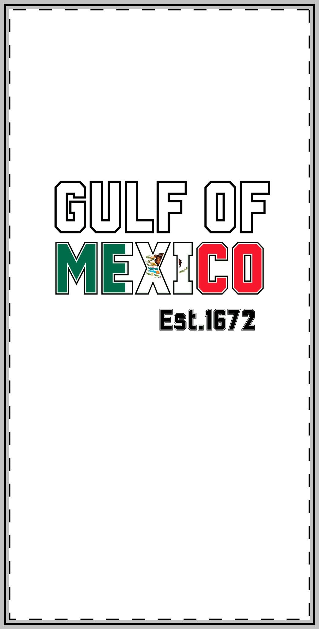 Gulf of Mexico Custom Shape Magnets - Support Mexico anti trump