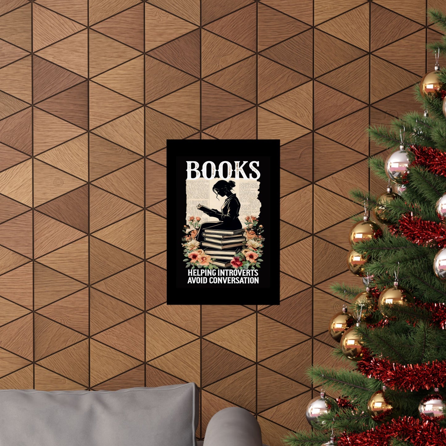 Matte Vertical Posters Books lovers gift ideas 2025