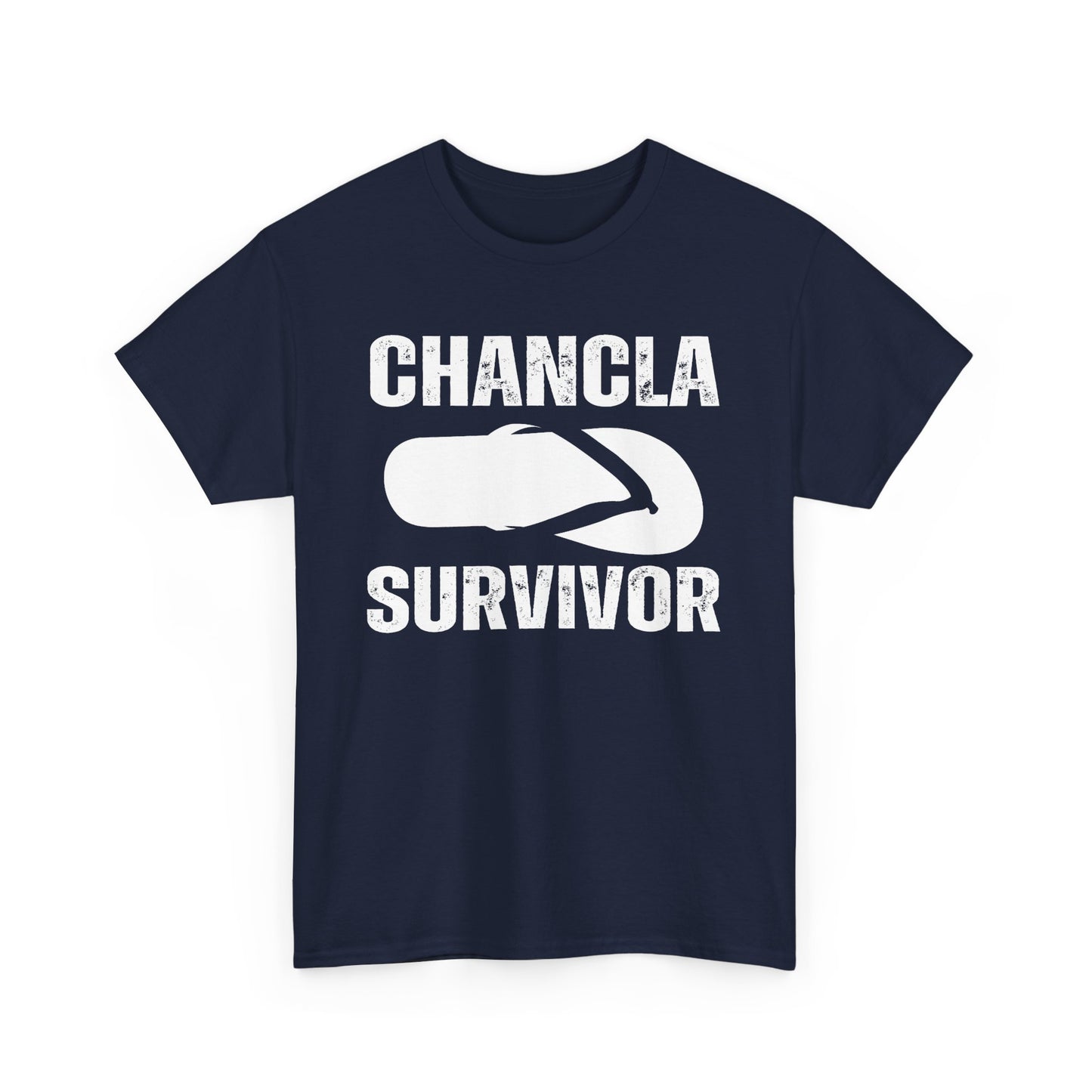 Unisex Heavy Cotton Tee Puertorican Funny gift ideas Chancla survivor for Mothers day Birthday boricua