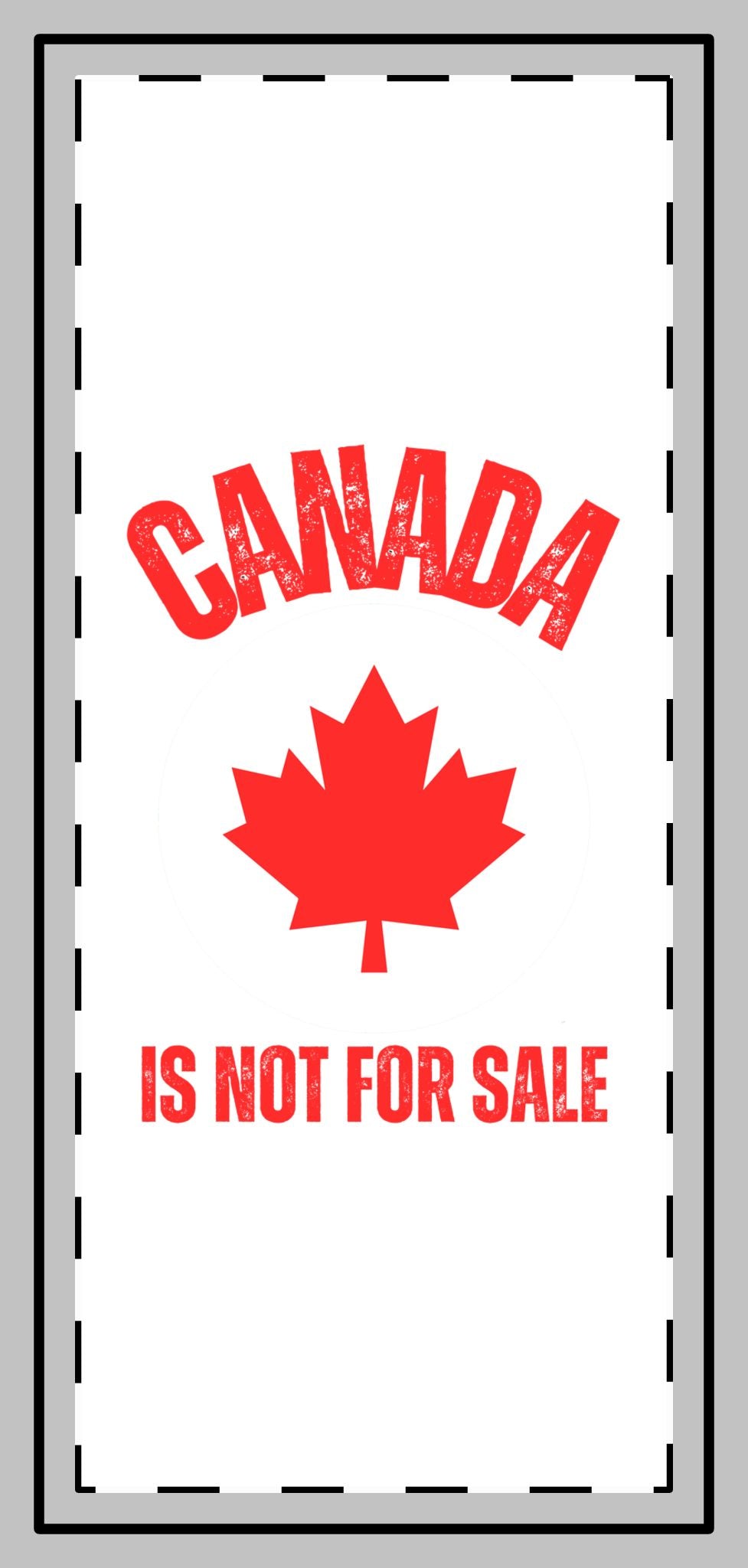 Canada is not for sale anti Trump 2025 Magnet