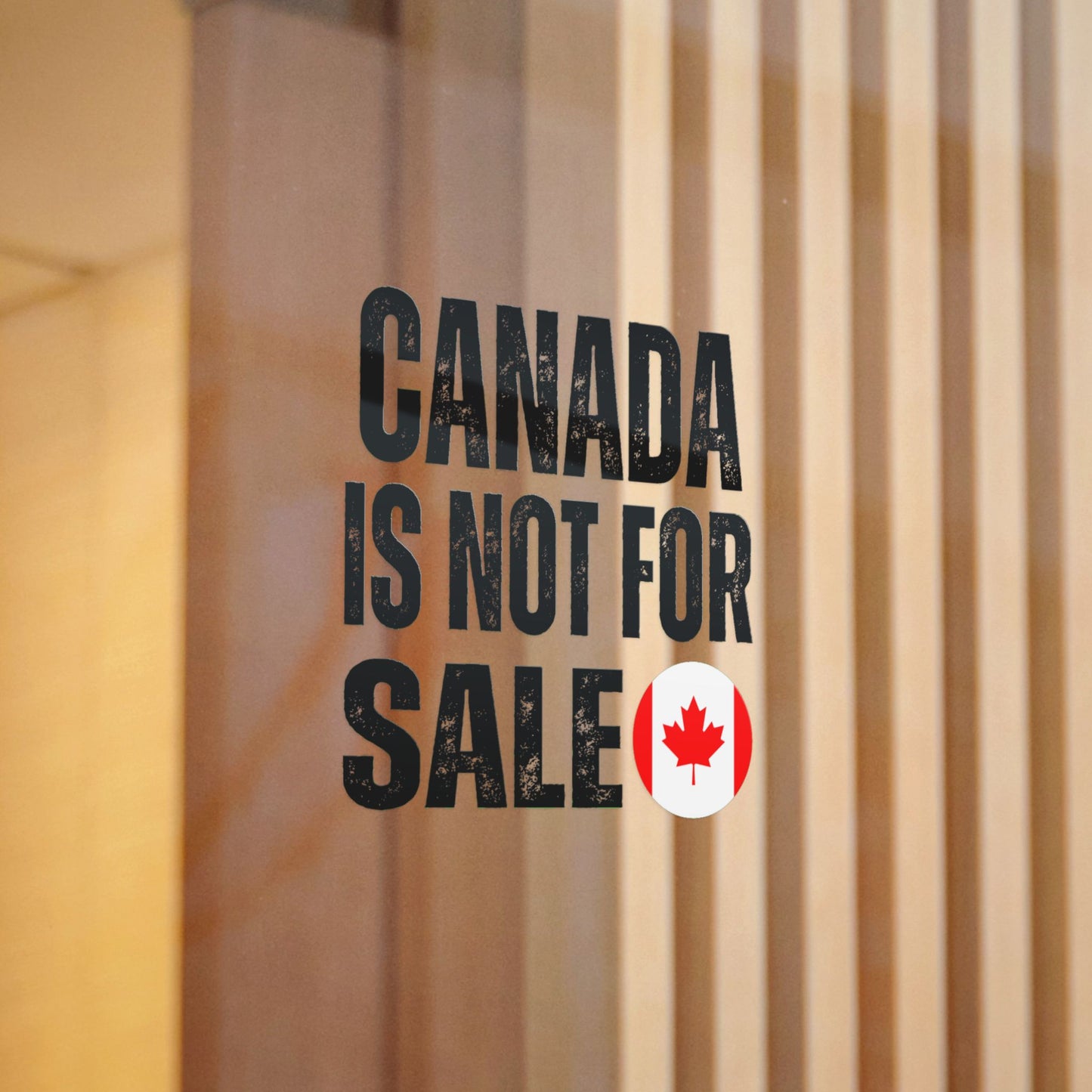 Die-Cut Stickers, (DTF) Canada is not for sale 2025 Canada for canadian