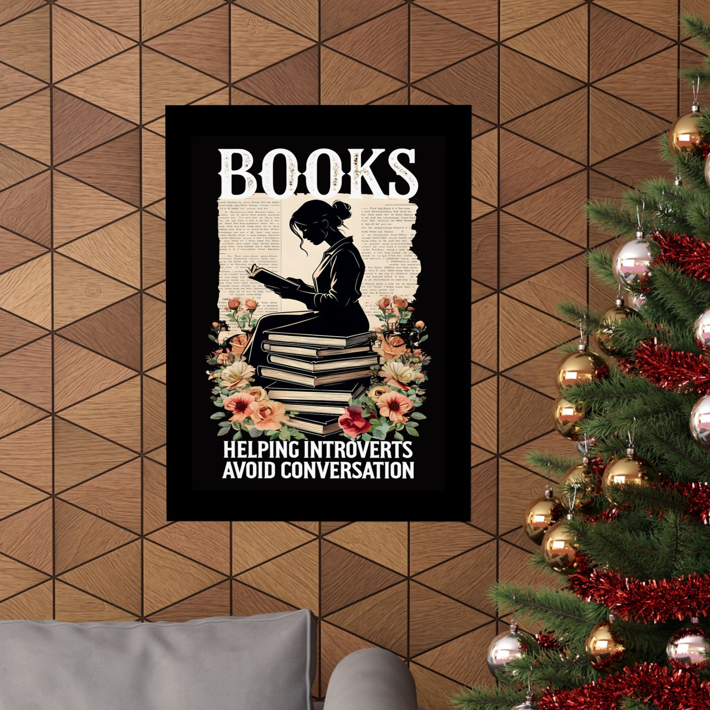 Matte Vertical Posters Books lovers gift ideas 2025