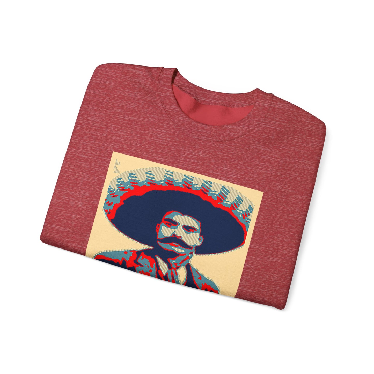 Unisex Heavy Blend™ Crewneck Sweatshirt Emiliano Zapata mexican revolution hero cinco de mayo 2025