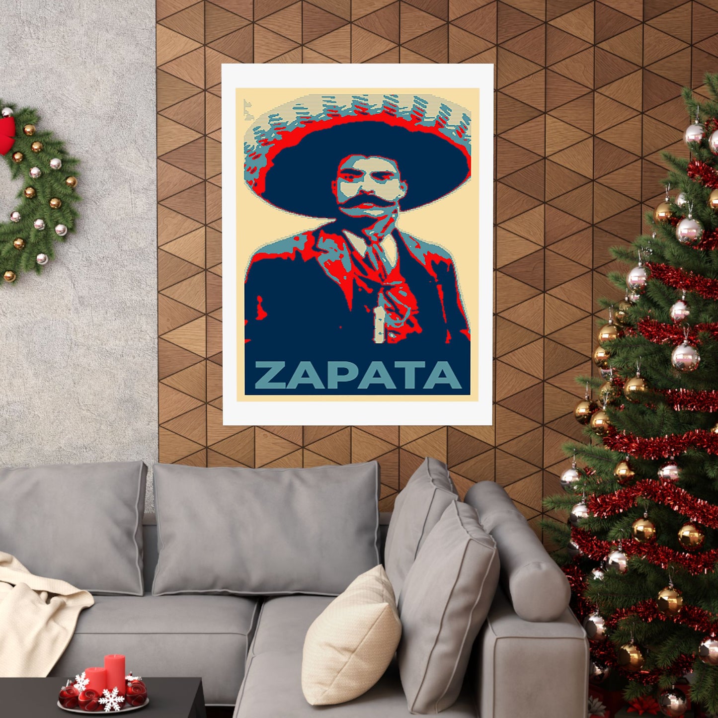 Matte Vertical Posters Mexican Hero Emiliano Zapata  Mexico revolution cinco de mayo 2025