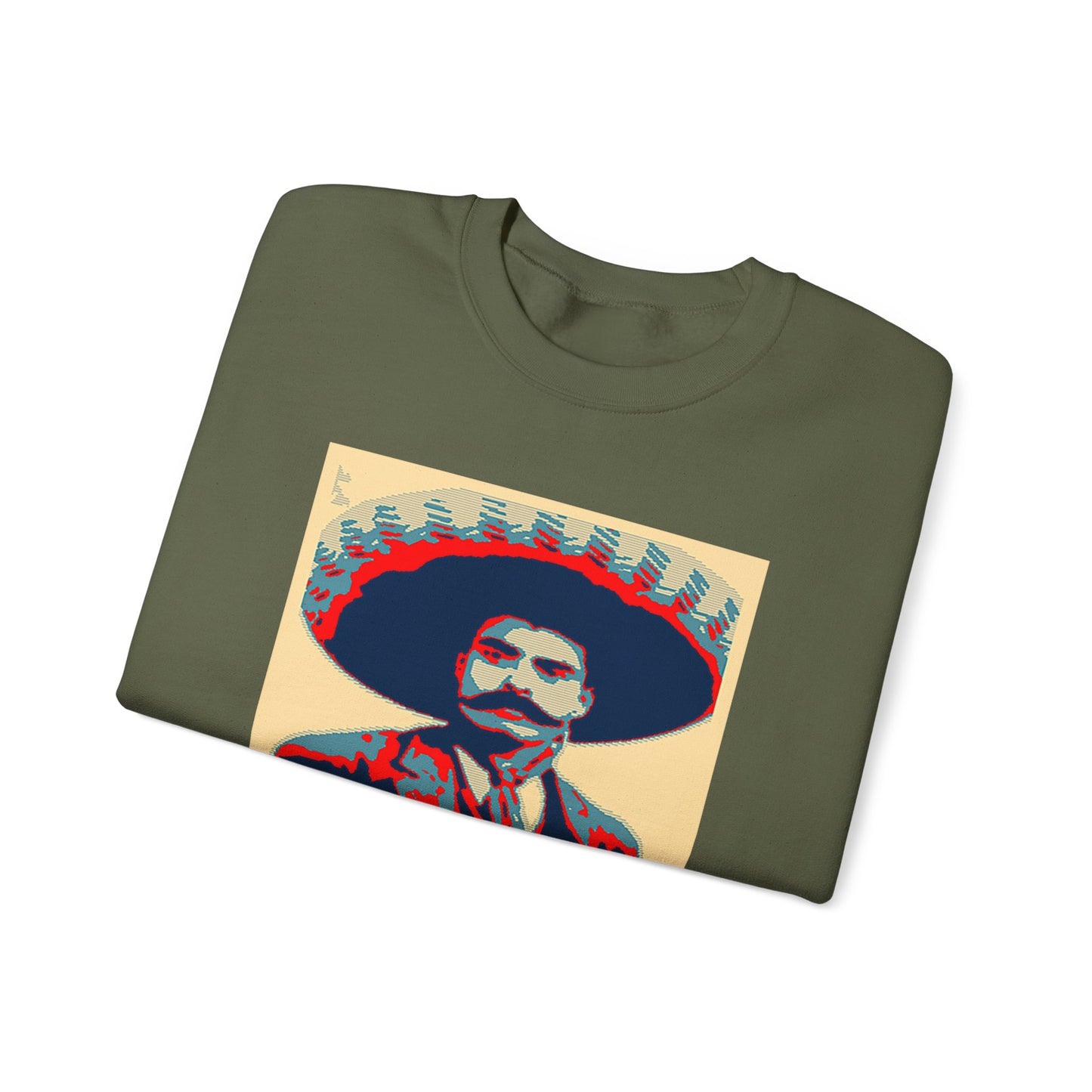 Unisex Heavy Blend™ Crewneck Sweatshirt Emiliano Zapata mexican revolution hero cinco de mayo 2025