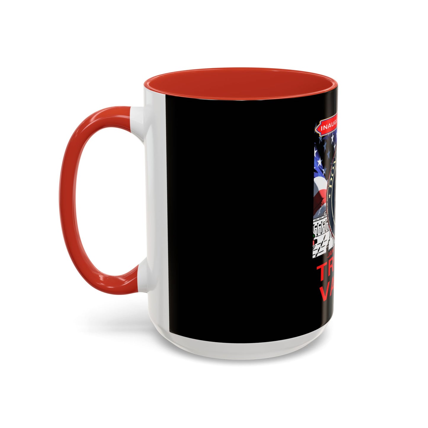 Accent Coffee Mug (11, 15oz) Donald Trump 47th president Inauguration day January 20th 2025 USA