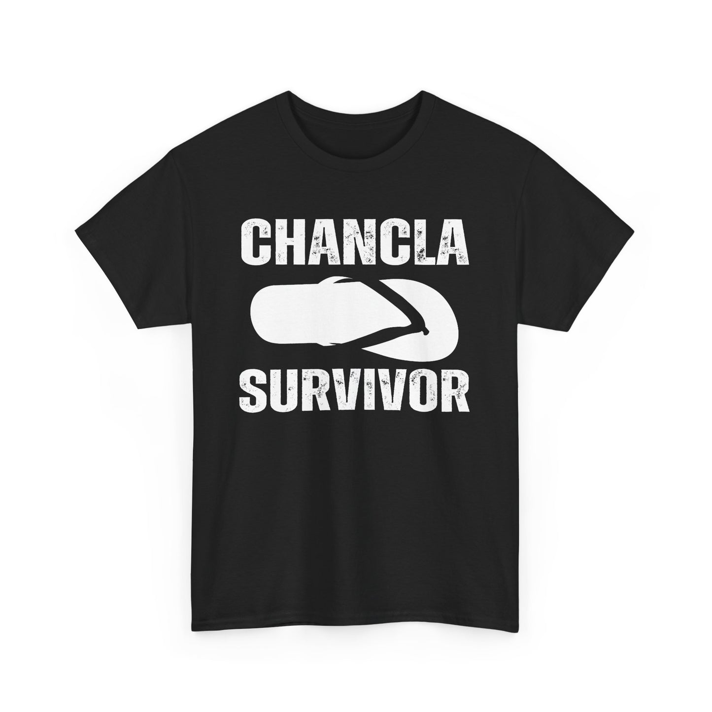 Unisex Heavy Cotton Tee Puertorican Funny gift ideas Chancla survivor for Mothers day Birthday boricua