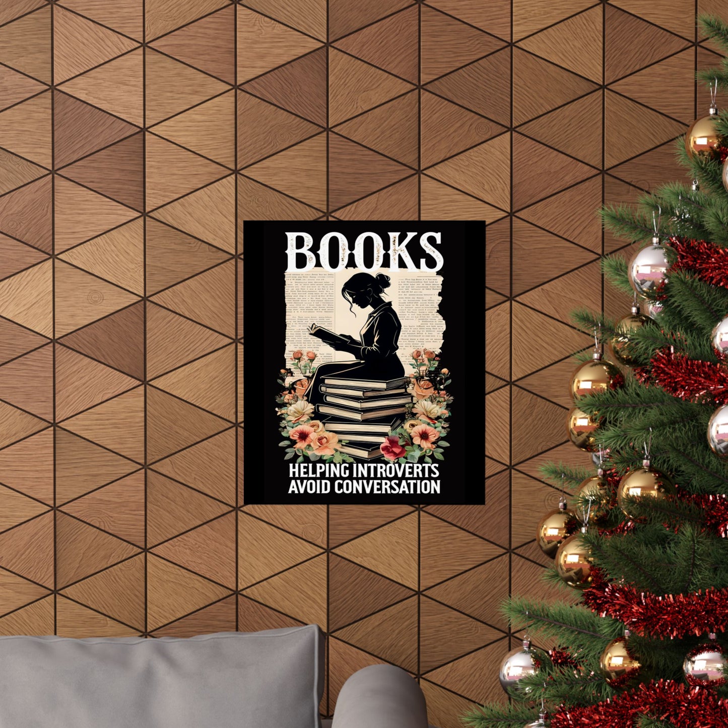 Matte Vertical Posters Books lovers gift ideas 2025